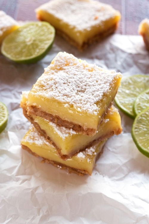 GlutenFree Margarita Bars recipe Chefthisup
