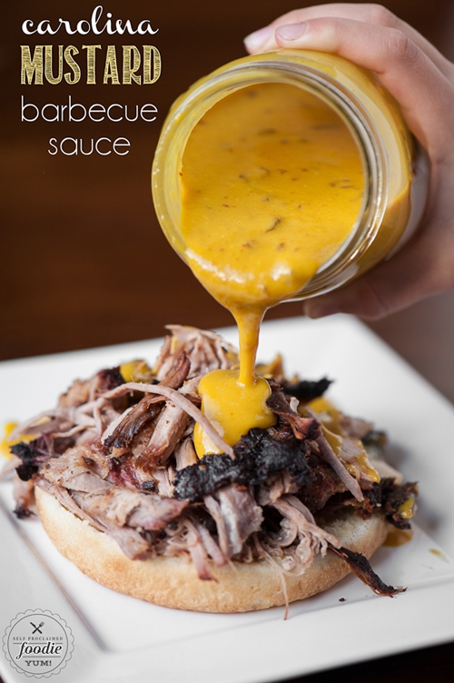 Carolina Mustard Barbecue Sauce recipe Chefthisup