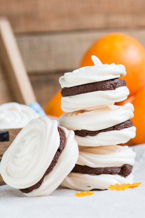 Chocolate Orange Meringues recipe Chefthisup