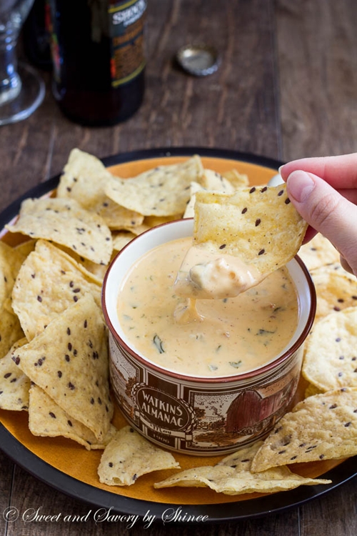 Hot Cheese Dip recipe Chefthisup