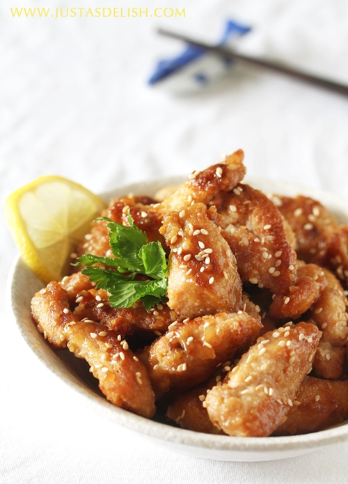 Panfried Honey Lemon Chicken recipe Chefthisup