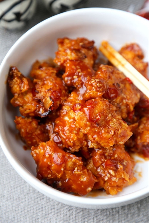 Baked General Tso Chicken recipe Chefthisup