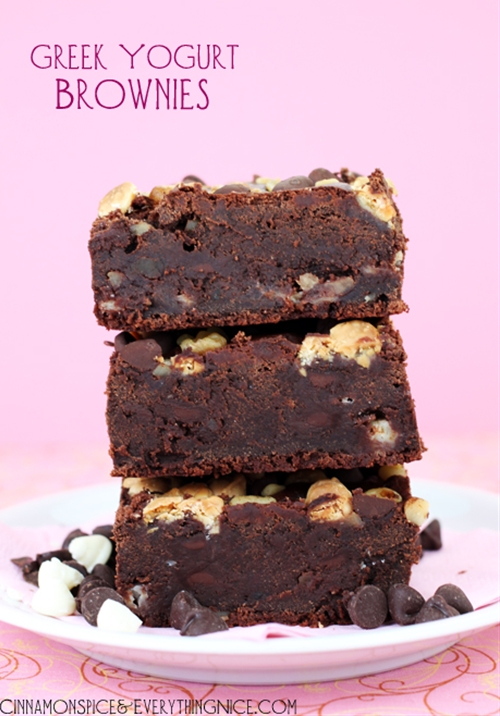 Greek Yogurt Brownies recipe Chefthisup