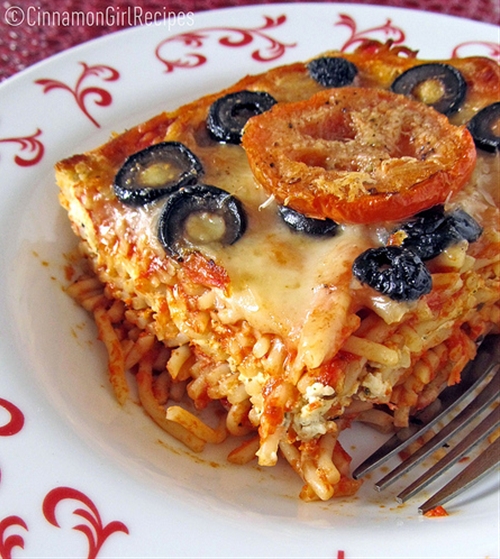 Baked Ricotta Spaghetti recipe Chefthisup