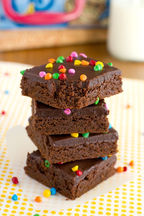 Homemade Cosmic Brownies recipe Chefthisup