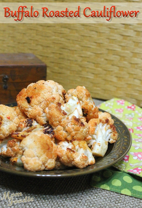 Buffalo Roasted Cauliflower recipe Chefthisup