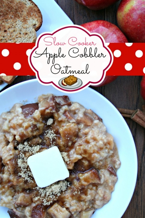 Apple cobbler oatmeal recipe Chefthisup