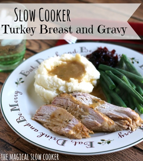 Slow Cooker Turkey and Gravy recipe Chefthisup