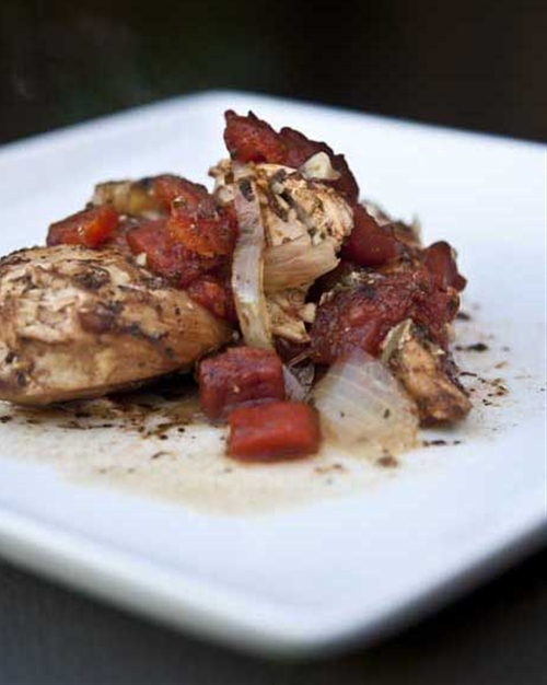 Slow Cooker Balsamic Chicken recipe Chefthisup