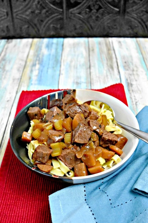 Skillet Beef Stew recipe Chefthisup