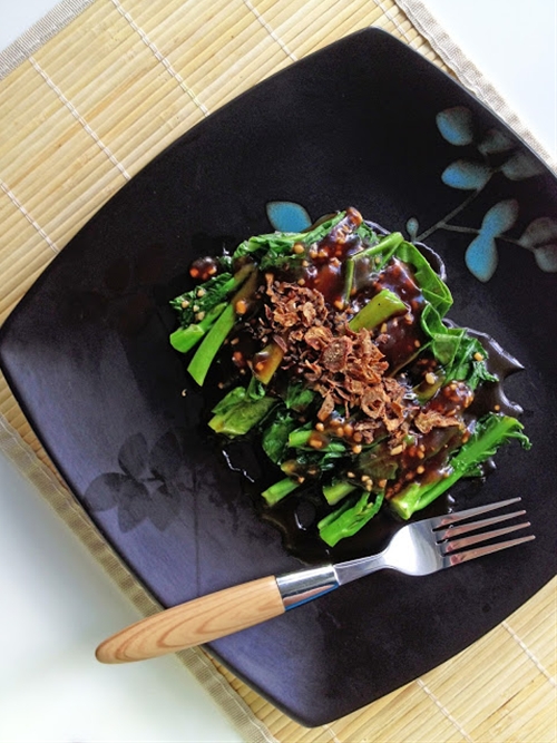 StirFry Greens in Oyster Sauce recipe Chefthisup