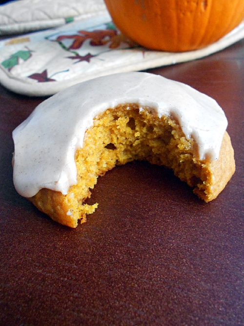 Iced Pumpkin Cookies recipe Chefthisup