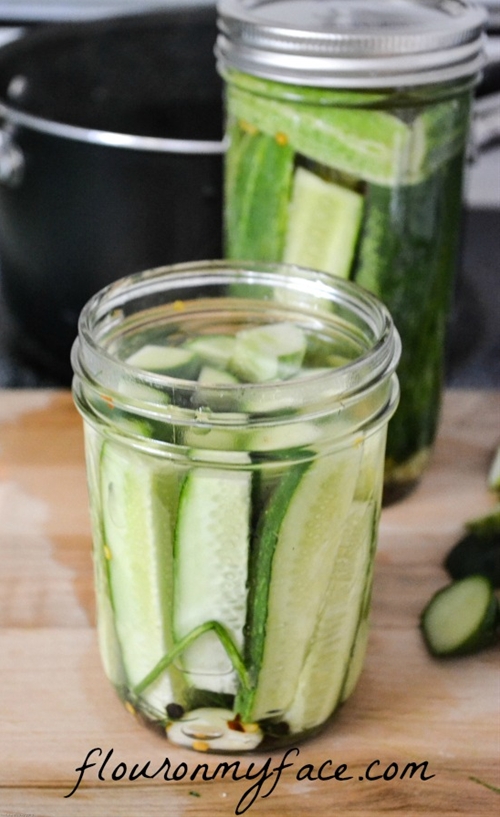 Refrigerator garlic dill pickles recipe Chefthisup