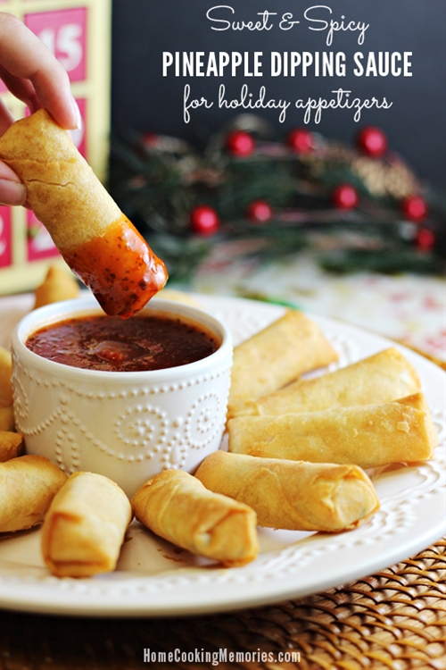 Sweet & Spicy Pineapple Dipping Sauce (for holiday appetizer... recipe