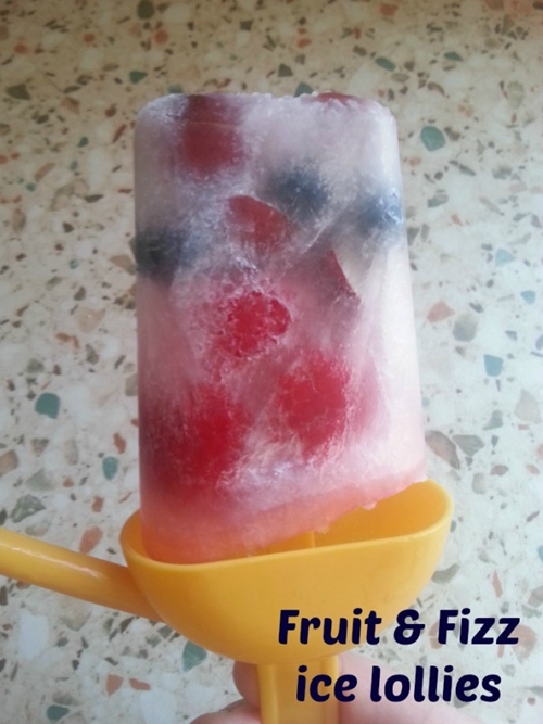 Fruit & Fizz ice lollies recipe Chefthisup