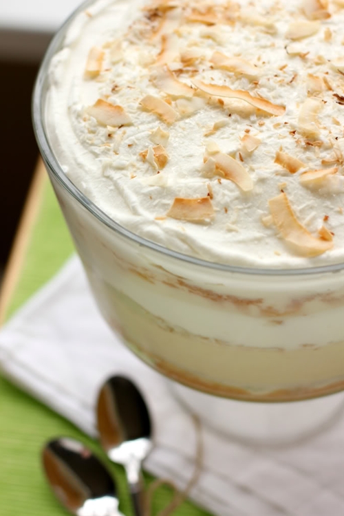 Tres Leches Coconut Cake Trifle recipe Chefthisup