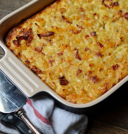 Bacon, Potato & Egg Breakfast Casserole recipe Chefthisup