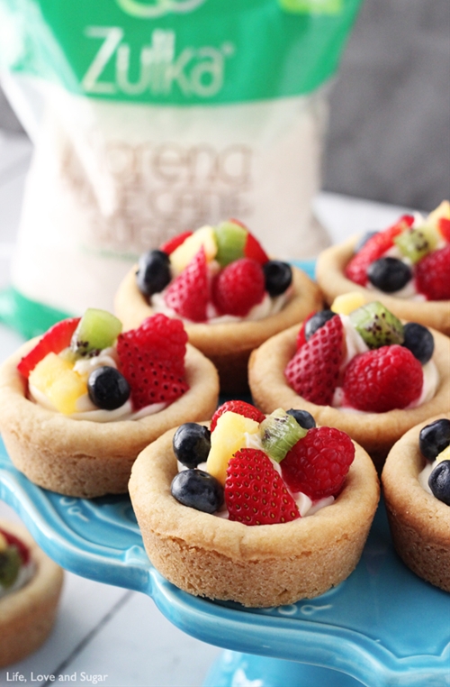 Fruit Cheesecake Sugar Cookie Cups recipe Chefthisup