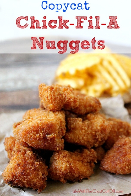 Copycat ChickFilA Nuggets recipe Chefthisup