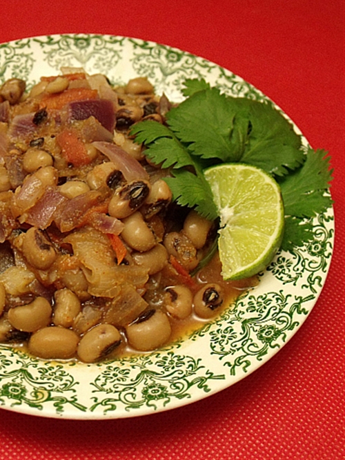 Vegetarian black eyed peas recipe Chefthisup