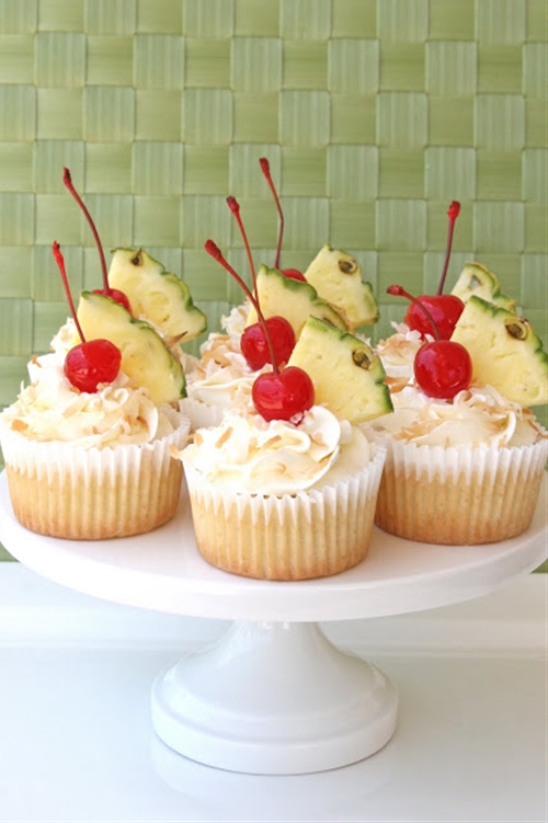Pineapple cupcakes recipe Chefthisup