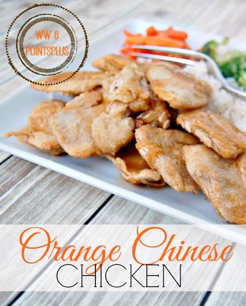 Orange Chinese Chicken Weight Watchers Simple Start recipe Chefthisup