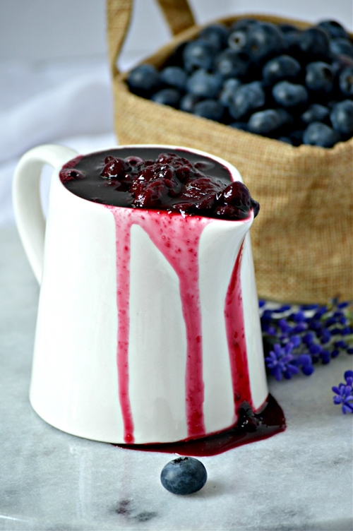 Blueberry Compote recipe Chefthisup