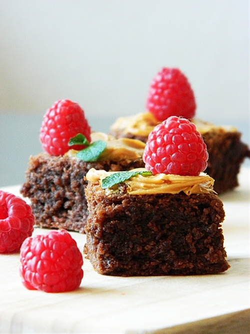 Peanut butter Brownies. Erdnussbutter Brownies recipe Chefthisup