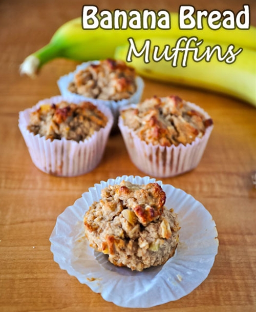 Healthy banana bread muffins recipe Chefthisup
