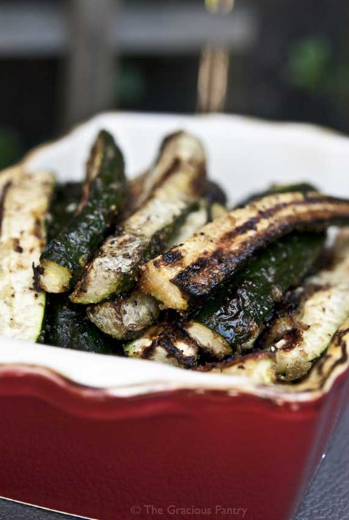 Clean Eating BBQ Zucchini recipe Chefthisup