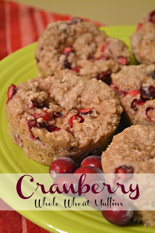 Cranberry Whole Wheat Muffins recipe Chefthisup