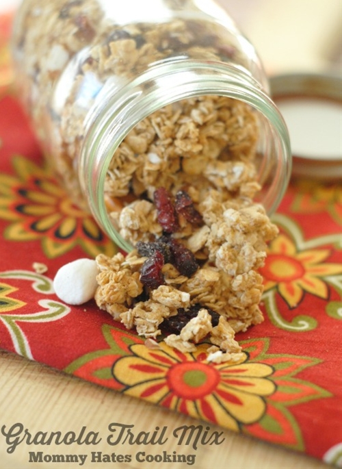 Granola Trail Mix recipe Chefthisup