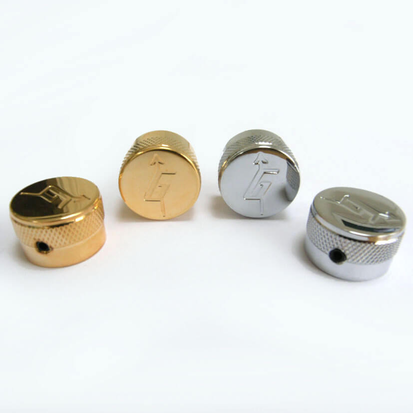K20 Gretsch Style Metal Barrel Control Knobs CH Guitar Parts and