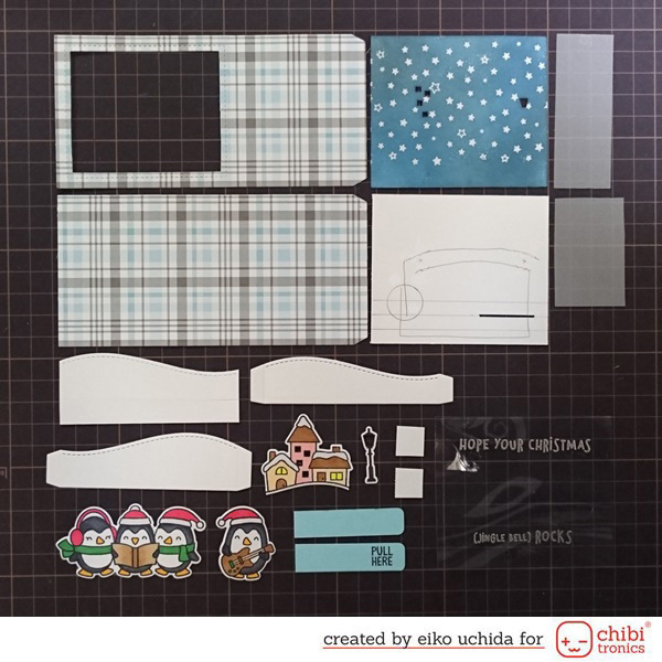 How to make light up shadow box card. Chibitronics