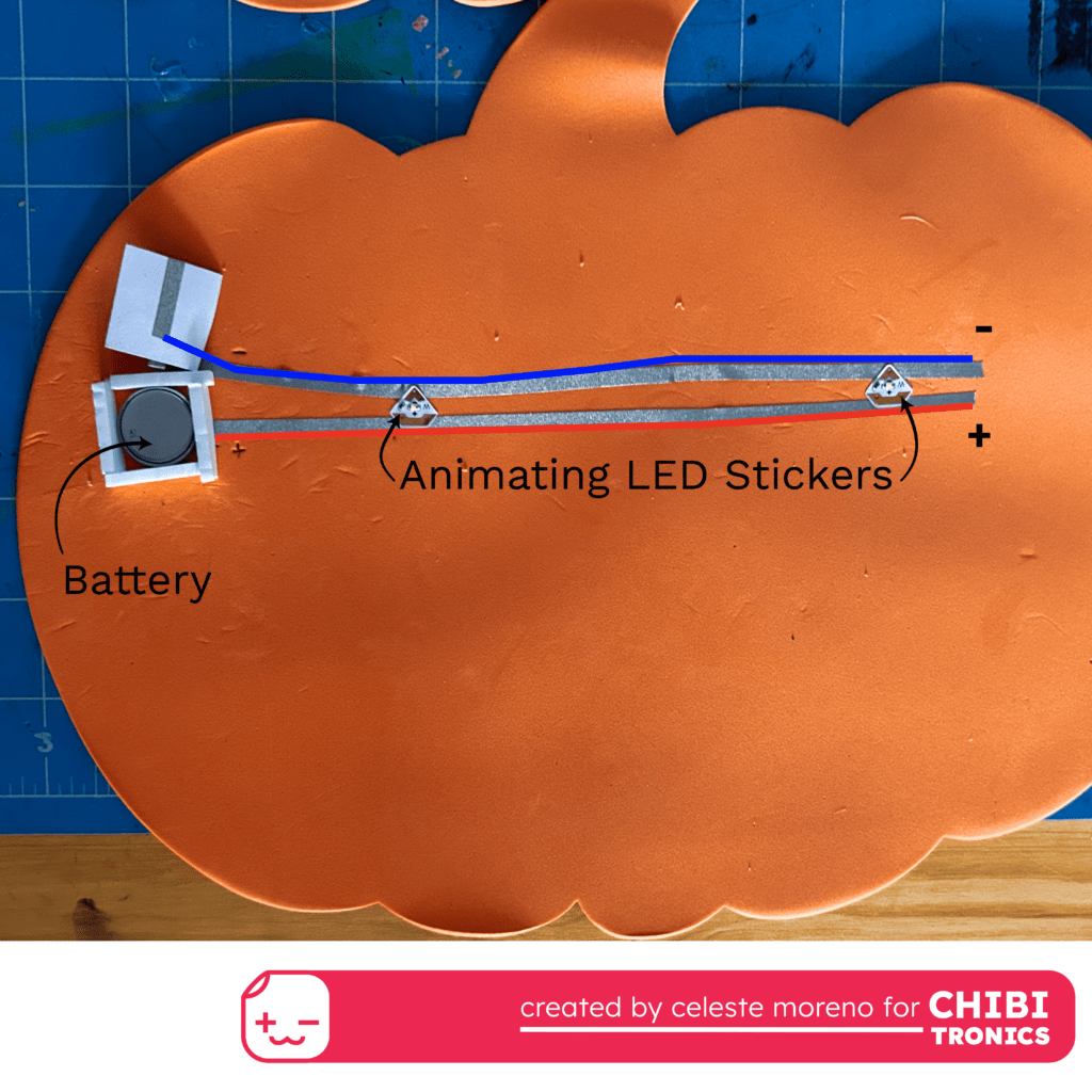 Bright Halloween Ideas Using Chibitronics LED Stickers to Create