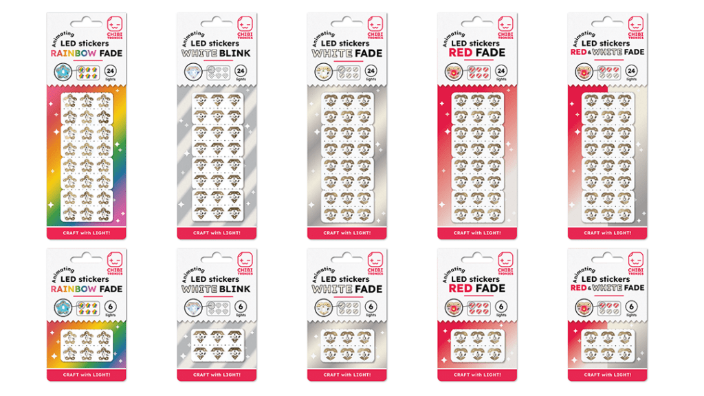 NEW Animating LED Stickers Now Available! Chibitronics