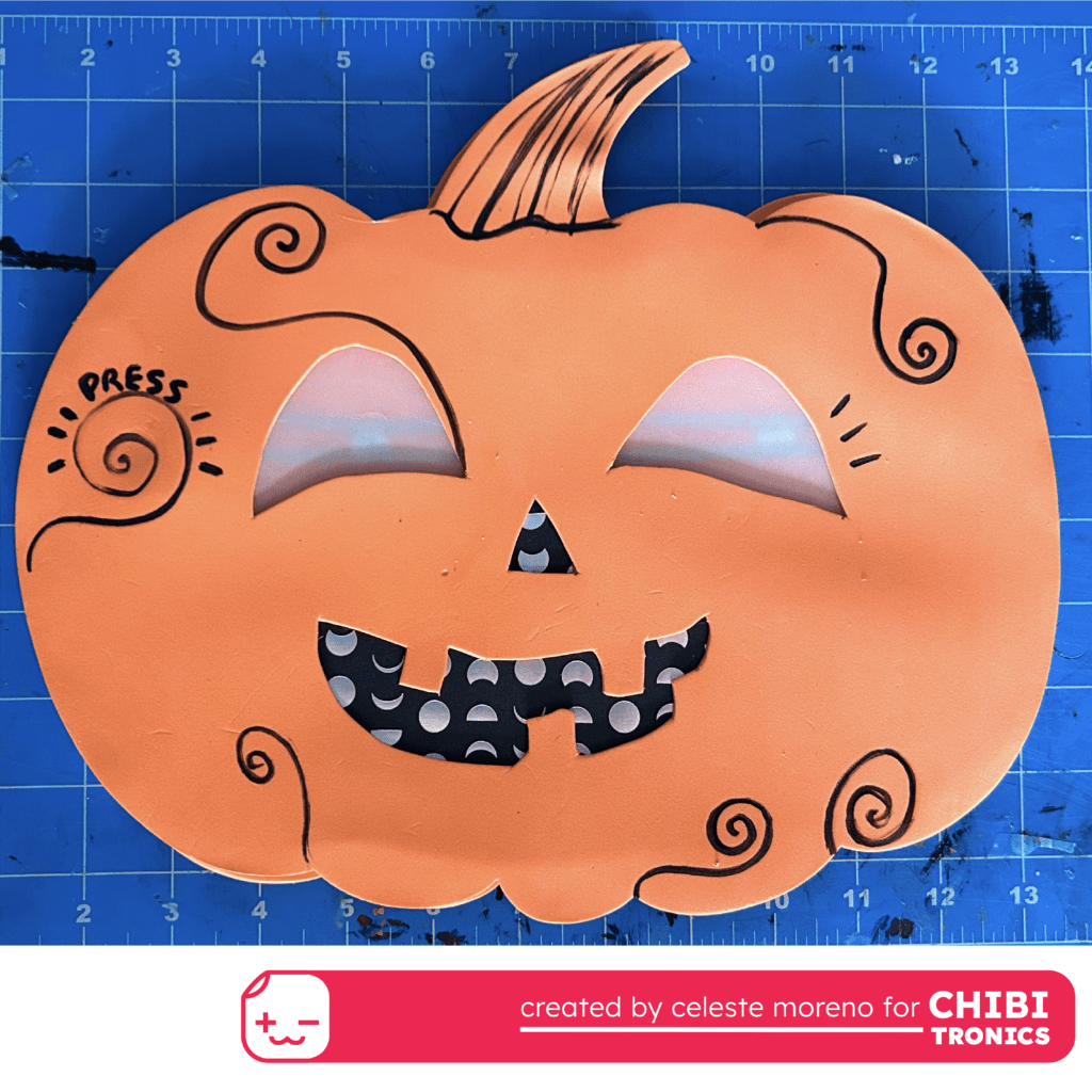 Bright Halloween Ideas Using Chibitronics LED Stickers to Create