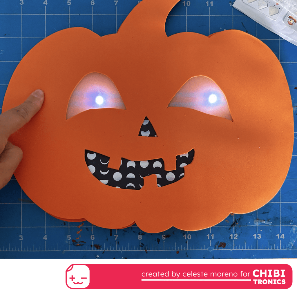 Bright Halloween Ideas Using Chibitronics LED Stickers to Create