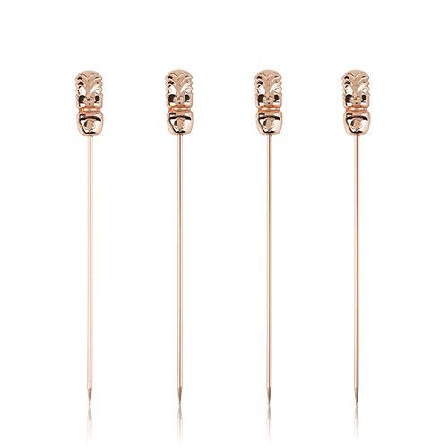 Copper Tiki Drink Cocktail Picks (set of 4) • Chicago Bar Store Bar