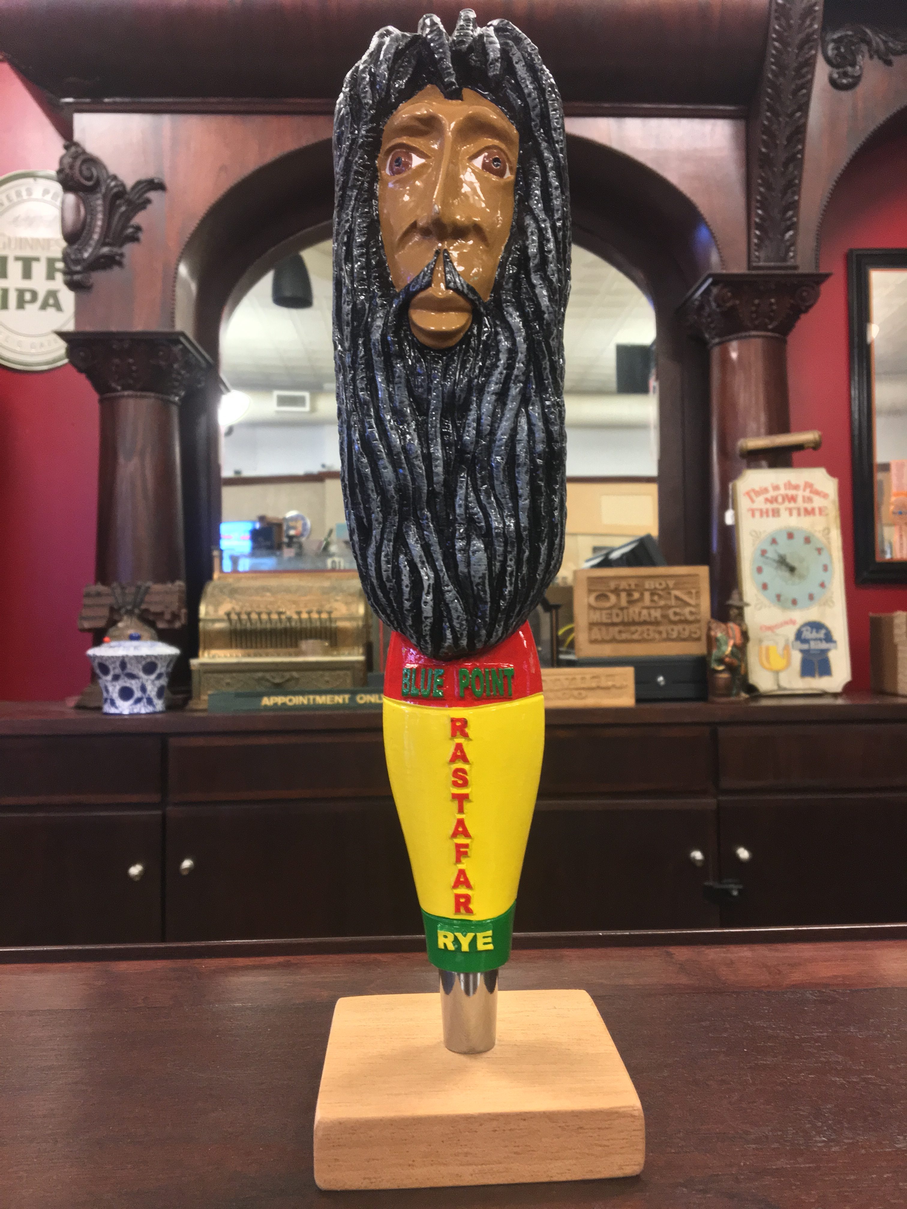 Blue Point Brewing Co' Rastafar Rye Tap Handle • Chicago Bar Store Bar tools, accessories