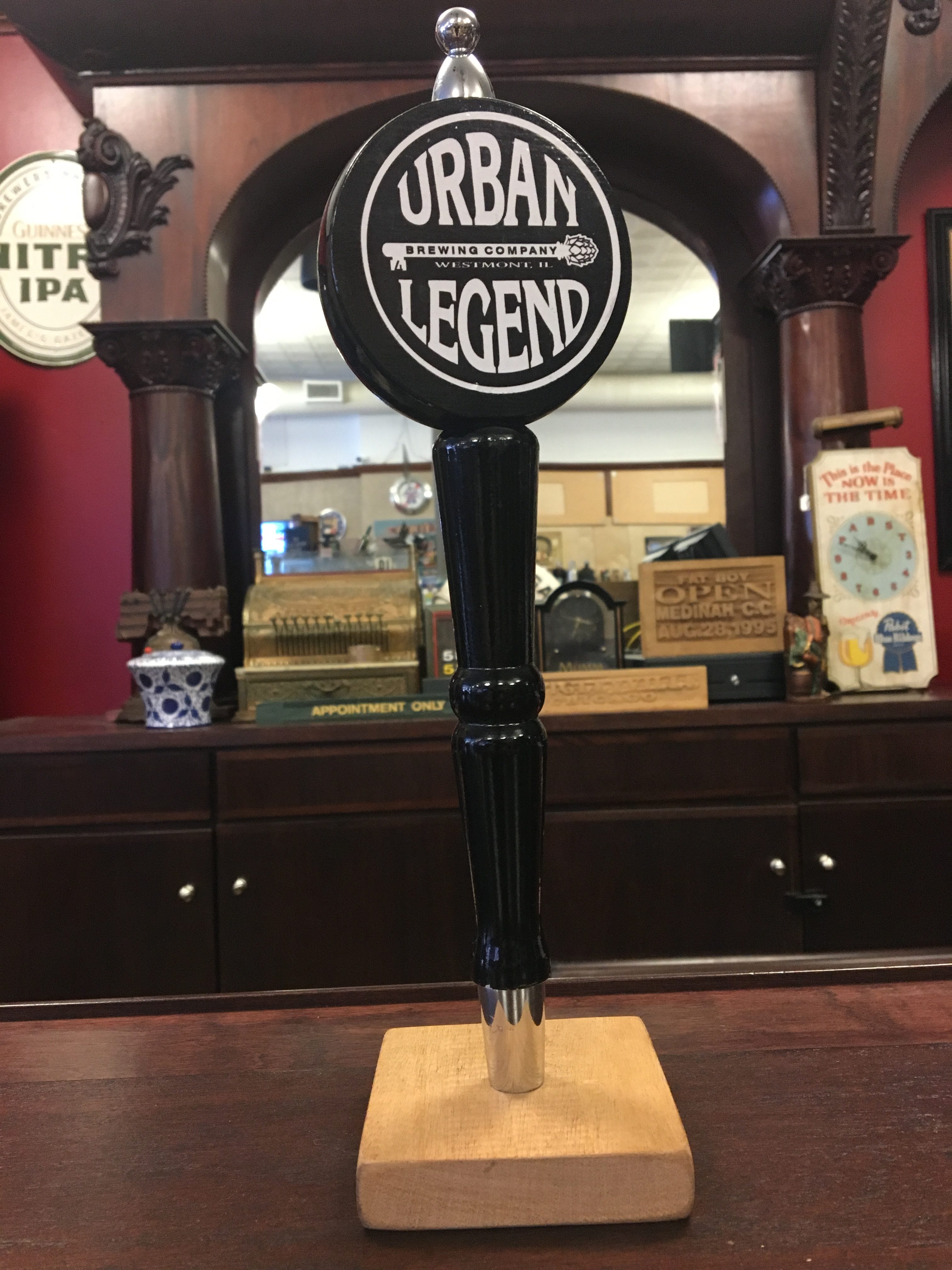 Urban Legend Brewing Co’ Tap Handle Chicago Bar Store Bar tools