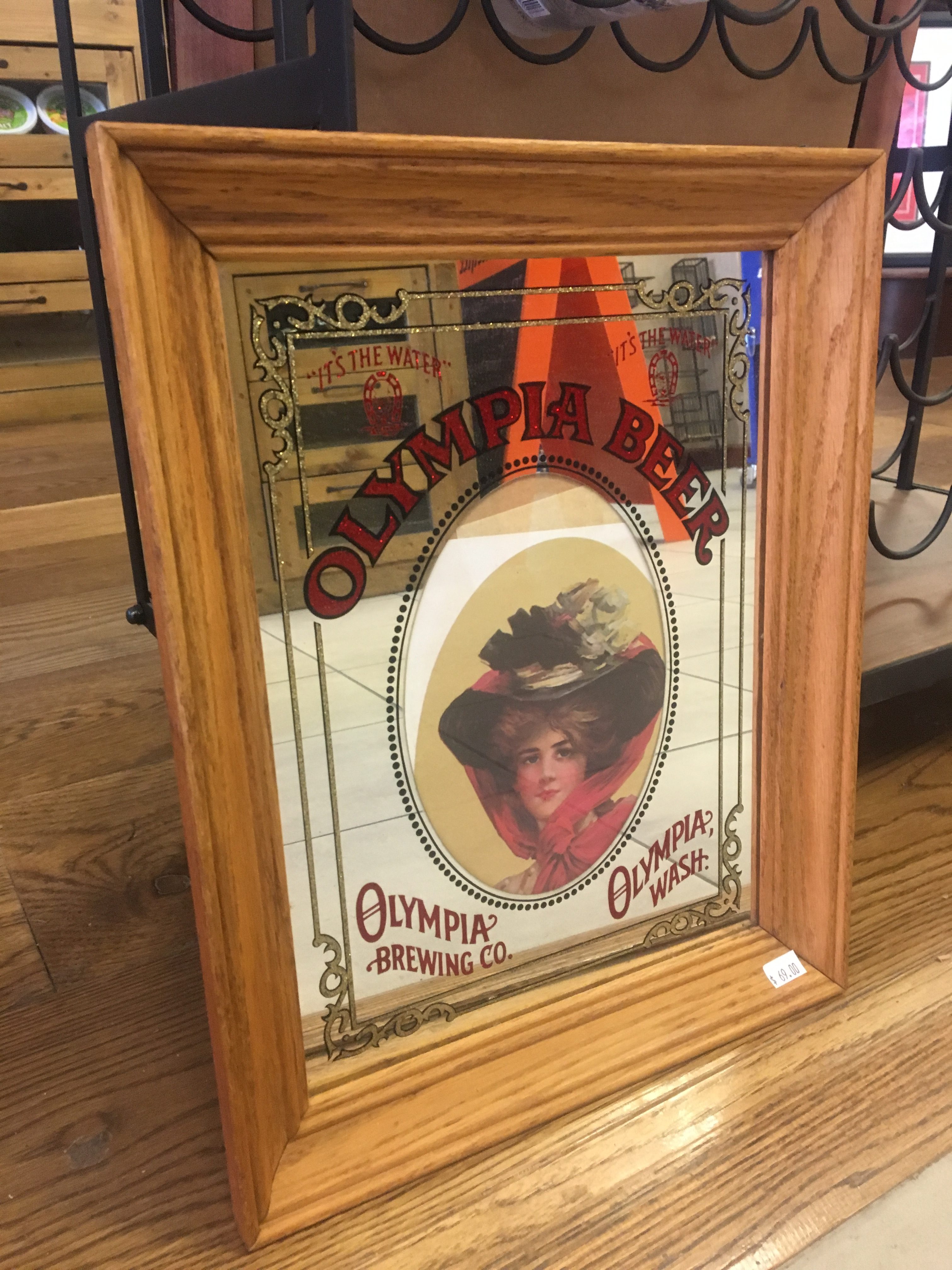 Olympia Brewing Co Vintage Bar Sign Chicago Bar Store Bar tools