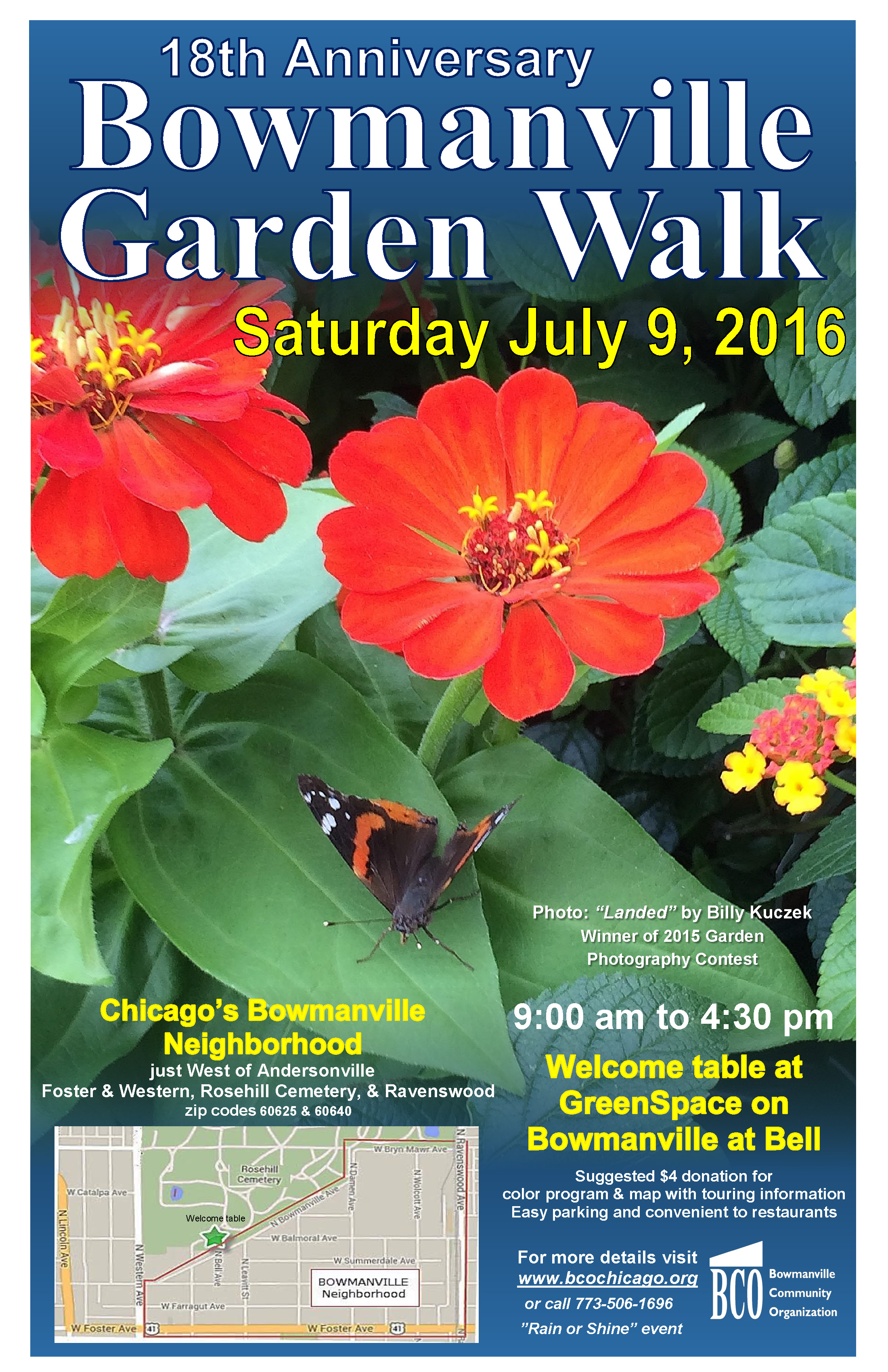 18th Annual Bowmanville Garden Walk Chicago Community Gardeners