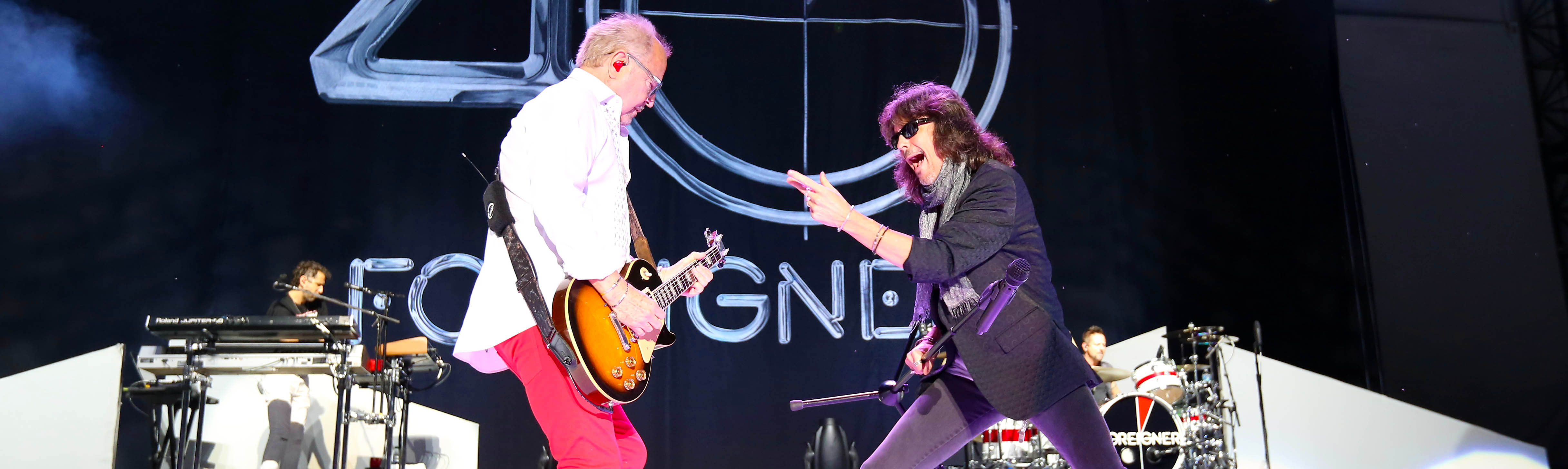 Founder Mick Jones and the current Foreigner mark four decades with