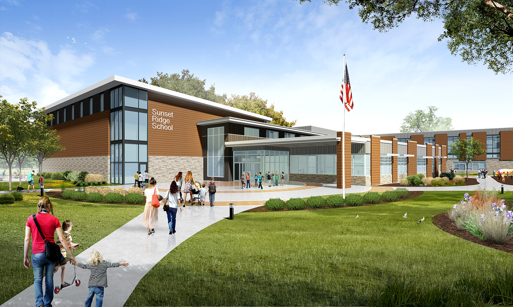 Sunset Ridge New 25 million school on Chicago’s north shore breaks