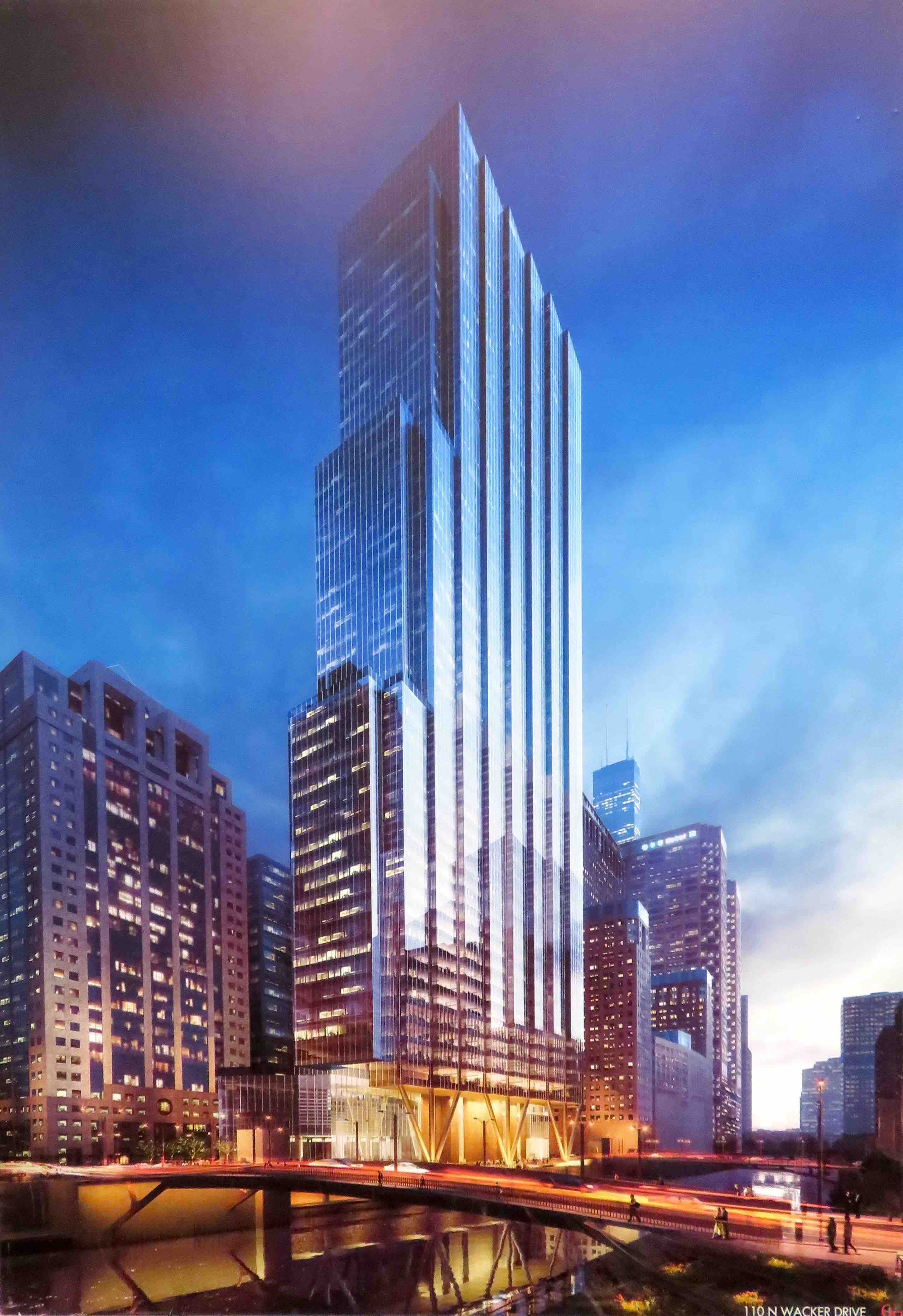 110 N. Wacker Developers propose tallest pure office