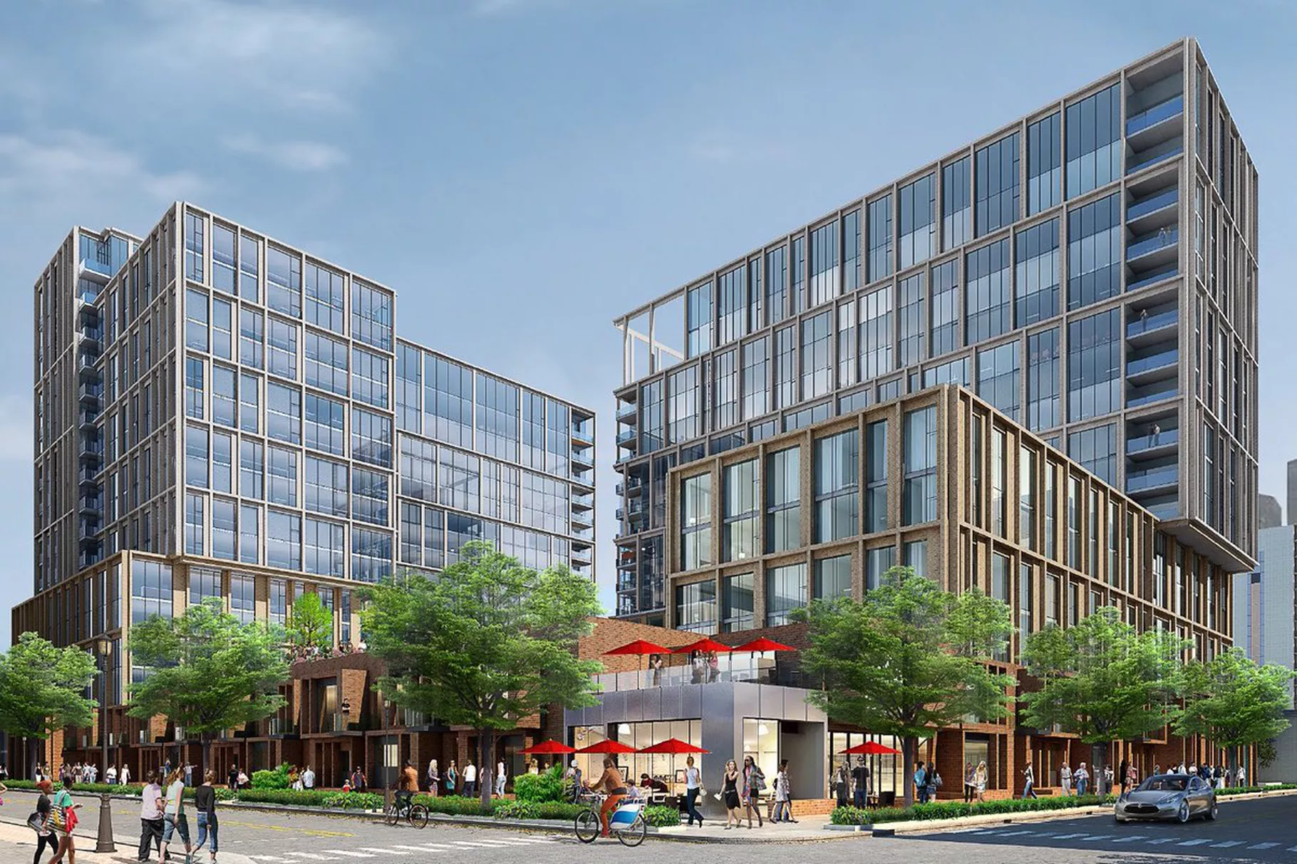 Dense twotower project takes shape in West Loop Chicago