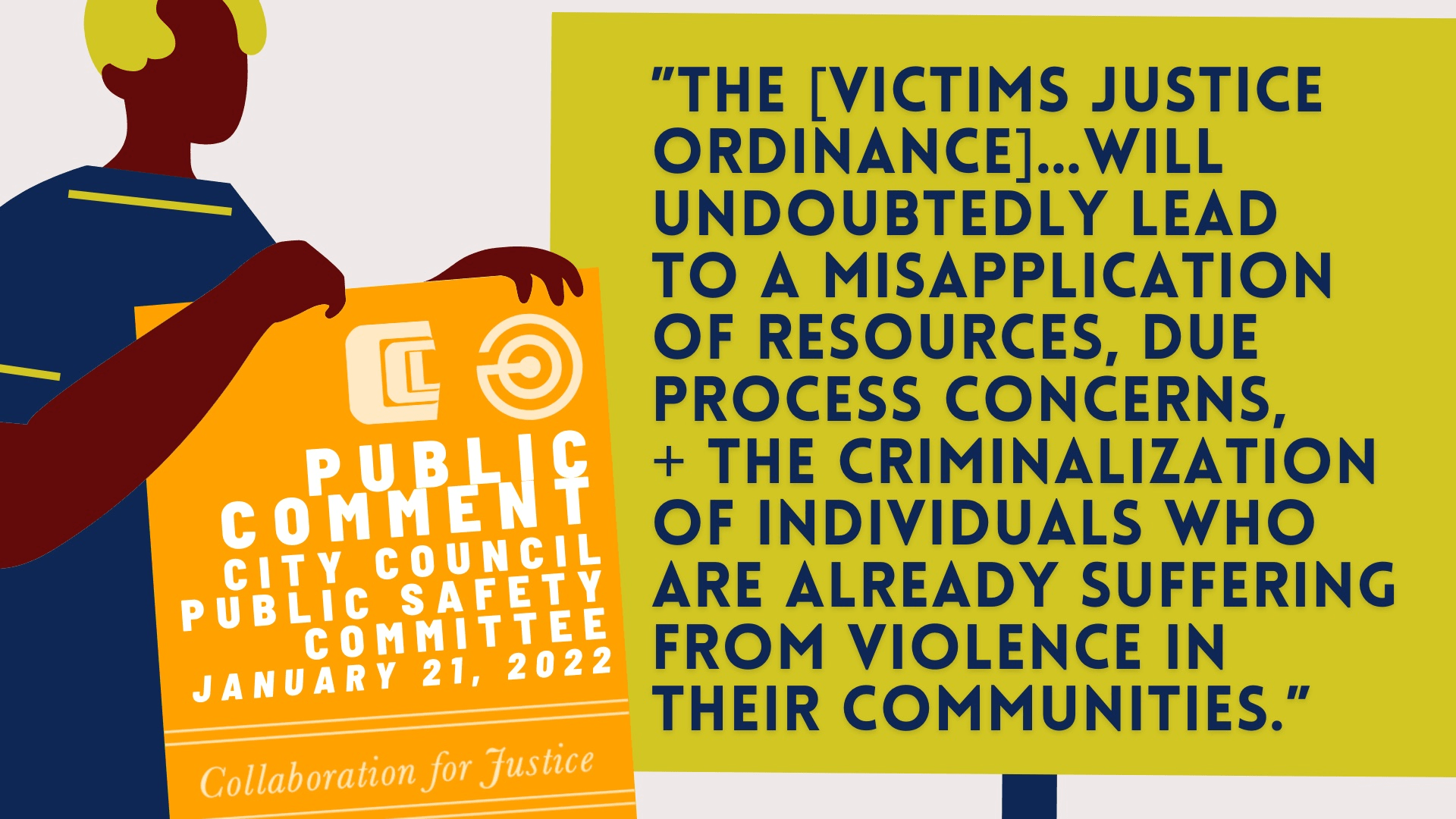 January 21, 2022 Public Comments to Chicago City Council’s Public