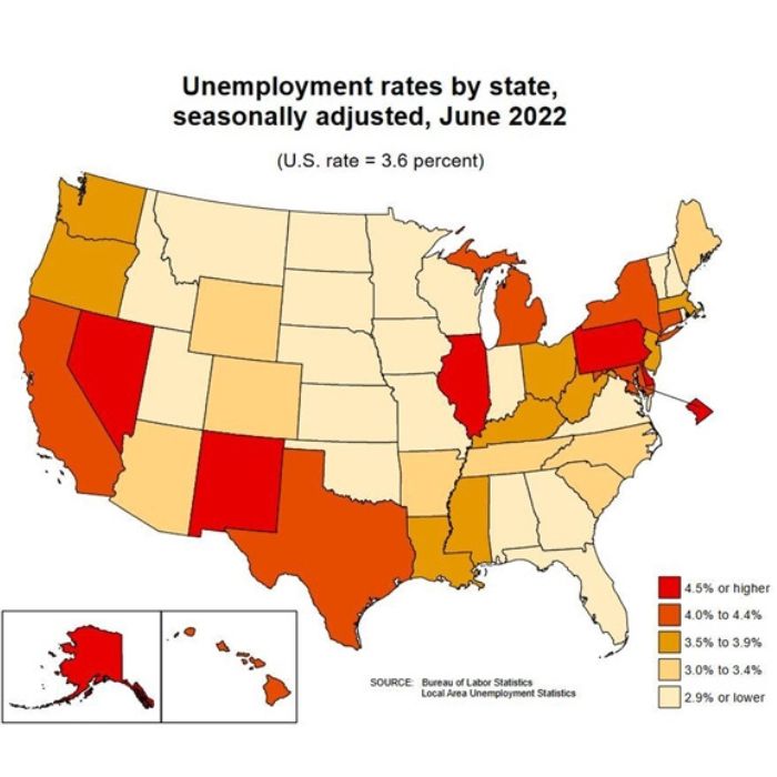 Illinois jobless rate falls to lowest point since start of pandemic
