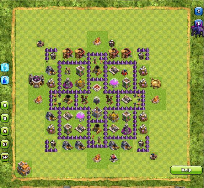 Base TH 7 Susah Ditembus dragon